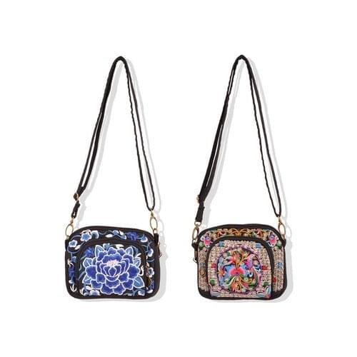New Fashion Embroidered Women Small Bag!All-match Nice Flowers Embroidery Lady Shoulder&Handbags Hot National Day Clutch Carrier