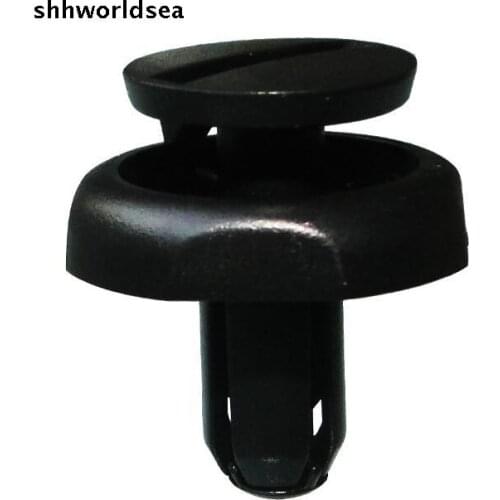 Shhworldsea Free shipping 100pcs POM Black Push-Type Retainer Fastener Clip For VW For Audi