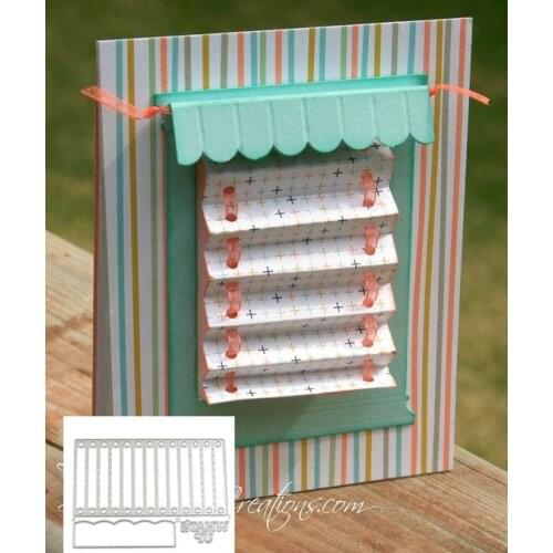 Blind window whats up Etching metal cutting die carbon steel die for DIY Scrapbooking/Card Making/Fun Decoration Supplies