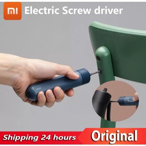 YOUPIN HOTO Electric Screwdriver Lite Blue Lithium Portable Hand-in-one Rechargeable Screwdriver 1500mAh 220 rpm Rotation Speed