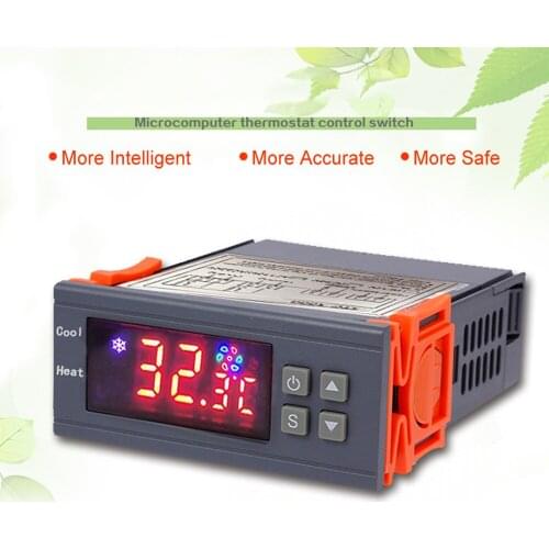 STC-3000 Digital Temperature Controller 12V 24V 220V Thermoregulator Thermostat with Heater Cooler for Freezer Fridge Hatching