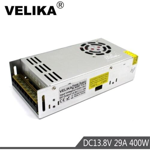 LED Switching Power Supply 13.8V 29A 400W Driver Transformer Power Adapter 110V 220V AC to DC13.8V SMPS For CNC CCTV 3D Printer