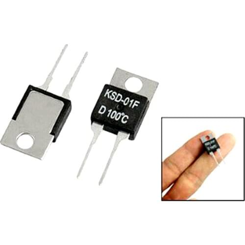 High quality thermostat thermal protector 110 degree normally open normal closed temperature control switch KSD-01F 10pcs