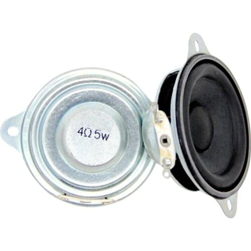 AIYIMA 2Pcs Portable Audio Speaker Driver 4Ohm 5W Bass Loudspeaker Woofer Amplifier Speakers DIY For Home Sound Theater