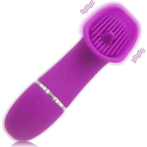 G Spot Vibrator Clitoral Tongue Vibrator Mini Vibration For Stimulator Orgasm Adult Sex Toys For Women Couples USB Rechargeable