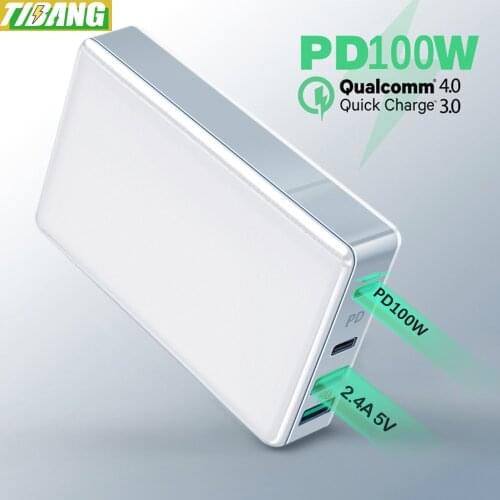 100W PD Quick Charge Usb Charger QC 4.0 3.0 Type C Fast Charger For iPhone Huawei Xiaomi Phone Notebook PD Charger