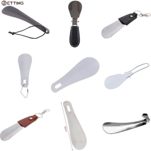1pcs 8styles Spoon Shoehorn Professional Shoehorn 14.5cm Stainless Steel Metal Shoe Horn Shoes Lifter Tool