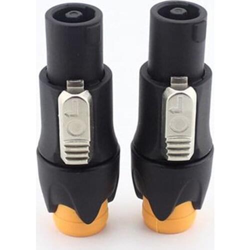 10pcs Genuine Speakon Connector Adapter 4 Pole Locking Cable NL4FC 4-Pole Socket