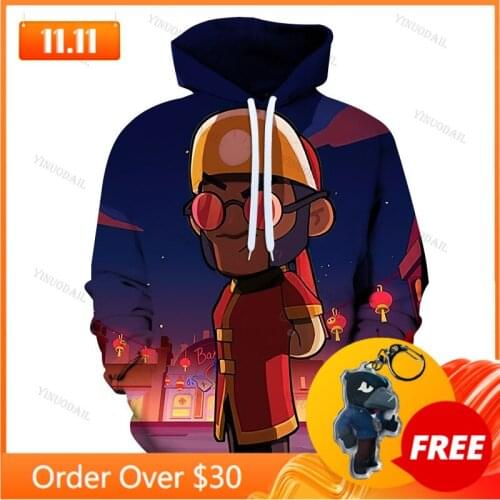 8 To 19 Years Kids Sweatshirt Browlerss Cartoon Tops Teen Clothes POCO Shelly Browlerss 3D Printed Hoodie Boys Girls