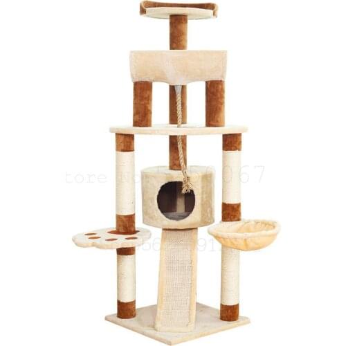 9998 Big Cat Climbing Frame Cat Litter Cat Tree Sisal Cat Cat Scratch Board Platform Cat Products