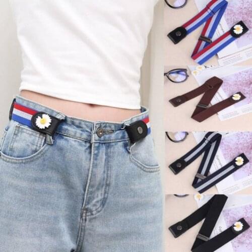 Brand New Style Men Women Buckle free Elastic Adjustable Invisible Belt For Jean Pants Dress