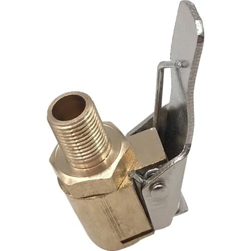 Car Auto Brass 8mm Tyre Air Chuck Wheel Inflator Connector Adapter for Bore Hose Car Garage and Industrial Air Line Systems