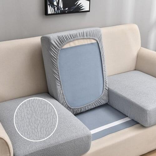 Bubble Sand Seat Cushion Cover Funiture Protector Jacquard Thick Sofa Corner Sofa Seat Slipcover Elastic Couch Cover
