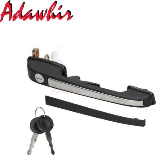 FOR AUDI 80 78-86 100 77-83 OUTER RIGHT FRONT DOOR HANDLE WITH 2 KEYS 813837206C 813837206