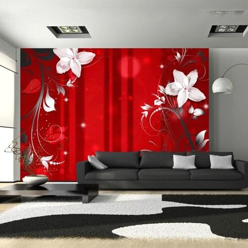 Wall mural-bloom scarlet-400x280 cm