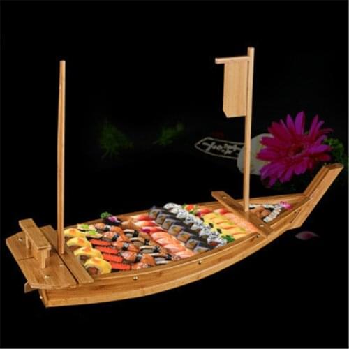 Japanese Cuisine Sushi Boats, Sushi Tools, Handmade Wooden Boat Model, Simple Sashimi Shipping, Assorted