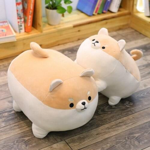 40/50cm Cute Shiba Inu Dog Plush Toy Stuffed Soft Animal Corgi Chai Pillow Christmas Gift for Kids Kawaii Valentine Present