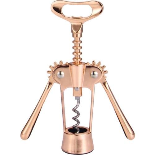 Multifunction Corkscrew Red Wine Beer Bottle Openers Restaurant For Home Gold Rose Kitchen Stainless Steel K3F0