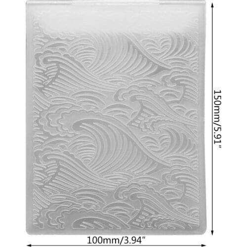 Sea Wave Cloud Background DIY Cutting Dies Scrapbooking Embossing Folder Craft