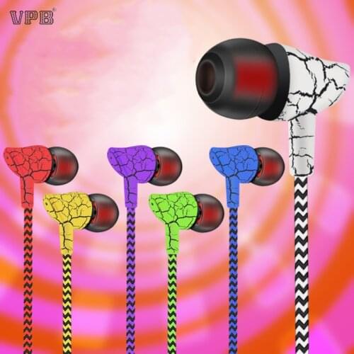 VPB S4 Earphone Super Bass Microphone in ear 3.5mm For iphone 6 6s xiaomi for Mobile phone