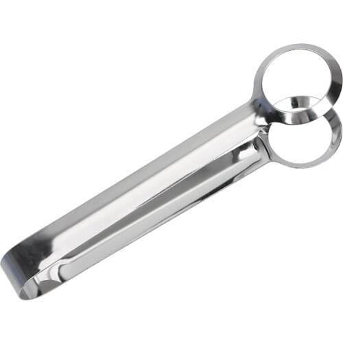 Stainless Steel Egg Potato Clip Creative Egg Tong Food Dessert Pick Cake Salad Serving BBQ Tongs