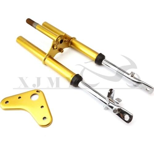 Gold Stock Forks Suspension For 50 50cc Xr50 Crf50 Front Forks Suspension For 50 Xr Dirt Pit Bike Motorcycle Parts
