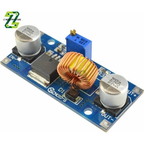 5A XL4015 DC-DC 4-38V to 1.25-36V 24V 12V 9V 5V Step Down Adjustable Power Supply Module LED Lithium Charger With Heat Sink