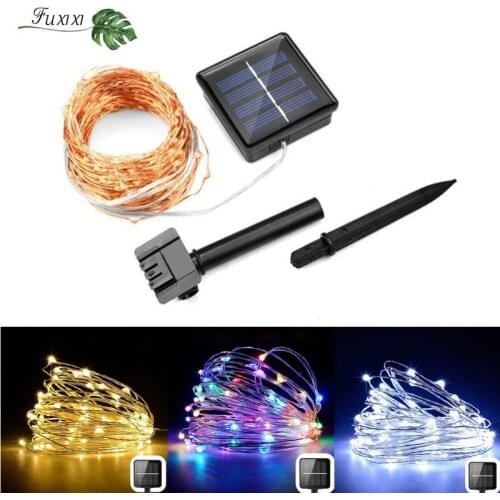 Christmas Garland LED Solar Lamp Outdoor String Lights Fairy Lights Christmas Decor Christmas Decorations for Home Outdoor Kerst