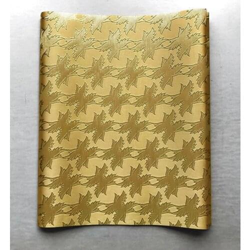 Sego Headtie High Quality African Headtie,Flower Design African Gele&Ipele 2pcs/pack New Design Gold Sego Headties