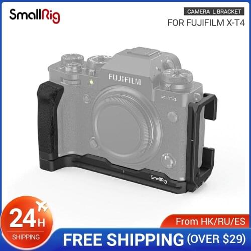 SmallRig X-T4 L Shaped Bracket Plate for FUJIFILM X-T4 Arca-Swiss Standard L Plate Camera Mounting Plate With Side Grip- 2812