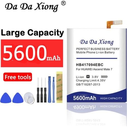 Replacement 5600mAh HB417094EBC Battery for Huawei Ascend Mate 7 MT7 TL00 TL10 UL00 CL00 Mate7