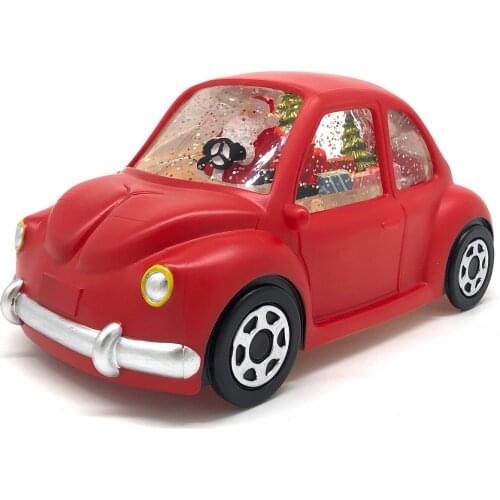 Snow Globe Lantern Water Spinning Lantern Small Vehicle Design