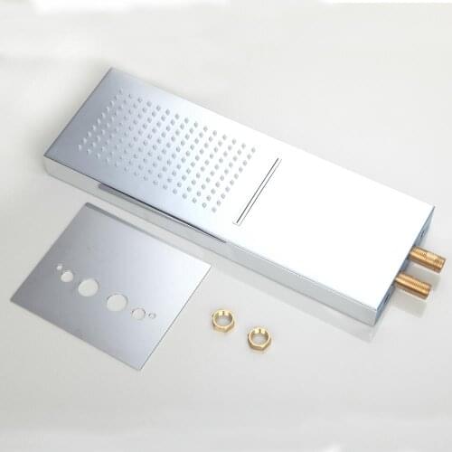 Modern Chrome Shower Head Over-head Rainfall & Waterfall Shower Head Shower