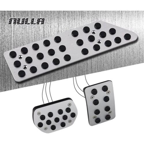 NULLA LHD Styling Aluminum Pedals Accelerator Footrest Gas Fuel Break Pedal Automatic For Peugeot 508 Citroen C5 Replacement