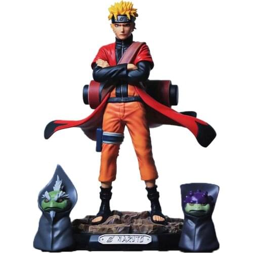 Uzumaki Naruto Naruto Sage Action Anime Figures PVC Toys Shippuden Collector Figurine Uchiha Sasuke Brinquedos Model Doll Figma