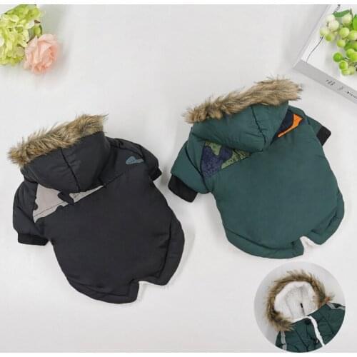 Winter Warm Jacket Winter Pet Dog Clothes Puppy Coat Waterproof Reflective Pet Apparel Clothing For Small Medium Large Dogs