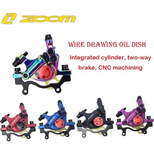 ZOOM HB100 MTB línea tirando de pinza de freno de disco de la montaña carretera freno de disco de bicicleta pinza de freno de di