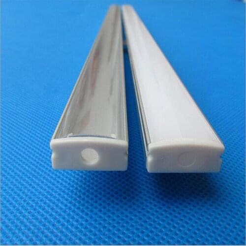 Aluminum Lampshade for LED Bar Lights 17.5X7C 1meter Led Rigid Strip Lamp Shell Cover 50pcs