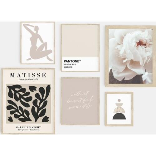 Matisse Floral Abstract Wall Art Prints Canvas Painting Vintage Nordic Poster Modern Gallery Wall Pictures For Living Room Decor