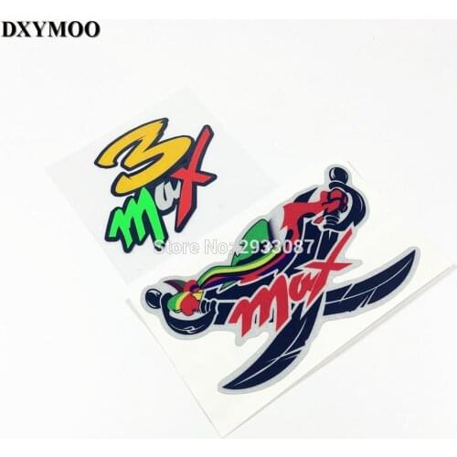Car Styling Motorcycle Helmet Reflective Car Sticker Decals for Max 3 Biaggi