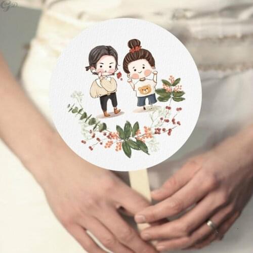 50pcs paper fan wedding favors for guests custom logo text name Bride groom Grand Event St Patricks Day romantic gifts