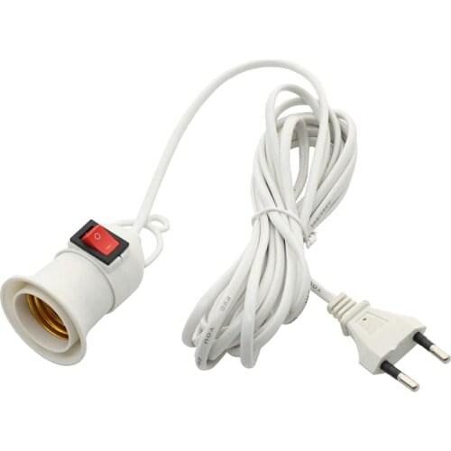 E27 Haning Indoor Plants Light Holder Warehouse Lampholder w/ Cable EU Plug