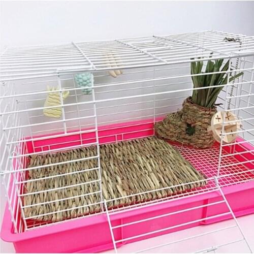 Pet Grass Mat Hamster Small Animal Bed Tissue Safe Pet For Rabbit Hedgehog Pet Supplies