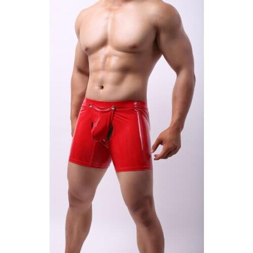 Mens Underwear Boxer Small Waist Mouth Buckle Sac Bag Before And After Separation Of Interest