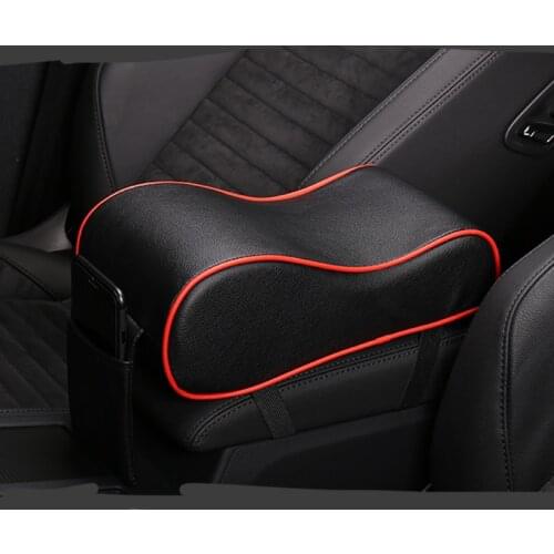 New leather car center console armrest pad shape for Volvo S40 S60 S80 XC60 XC90 V40 V60 C30 XC70 V70/Mini Cooper R50 R52 R53