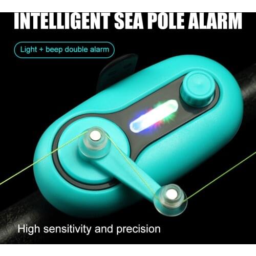 Fishing Fish Bite Alarm Electronic Buzzer Fishing Rod Loud LED Light Indicator LED Light Fish Line Gear Alert