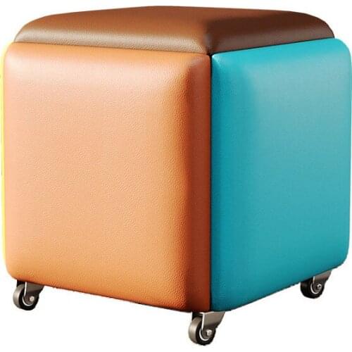 Nordic Multifunctional Funiture Combination Stool Five In One Rubiks Cube Stool Living Room Sofa Stool Change Shoe Stool