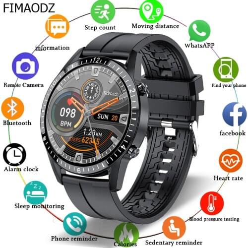Smart Watch 2021 Phone Full Touch Screen Sport Fitness Watch IP68 Waterproof Bluetooth Connection For Android ios smartwatch Men