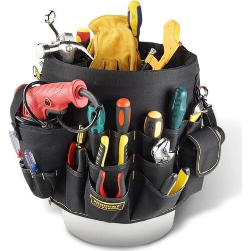 Hardware Tool Bucket Bag Multi-function Repair Tool Bag Storage and Sorting Tool Bucket
