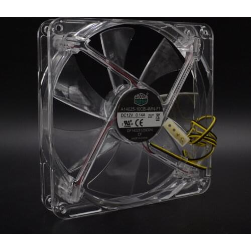 SZYTF NEW A14025-10CB-3BN-F1 12V 0.14A silence 14CM 140mm 3Pin 14025 140mm Cooling fan